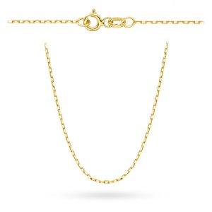 Łańcuszek złoty splot ankier 60 cm pr. 585