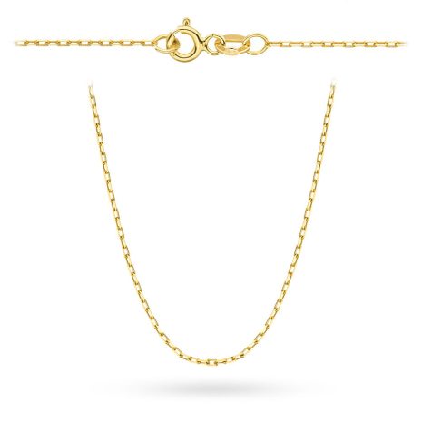 Łańcuszek złoty splot ankier 60 cm pr. 585