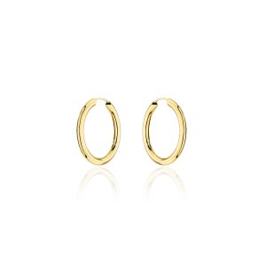 Kolczyki złote kółka 1