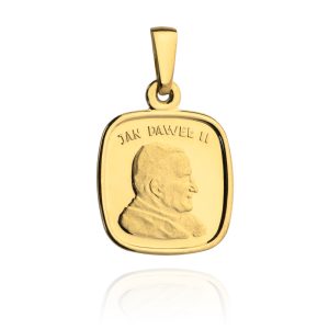 Złoty medalik Jan Paweł II 585