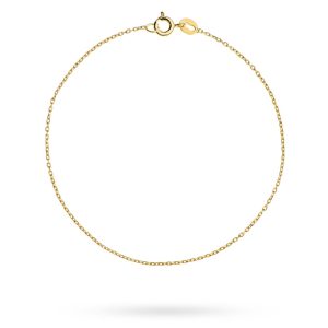 Złota bransoletka Rolo 18cm 585