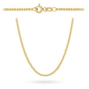 Złoty łańcuszek lisi ogon 70cm 8.04g 585