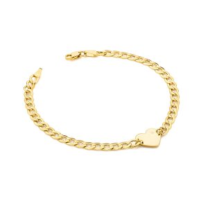 Bransoletka B0006 z diamentami żółte złoto