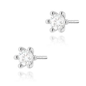 Kolczyki K0222 Diament 2 x 0,30ct białe złoto