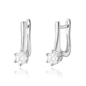 Kolczyki K0520 Diament 2 x 0,30ct białe złoto