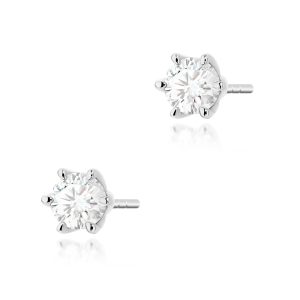 Kolczyki K0575 Diament 2 x 0.40ct białe złoto