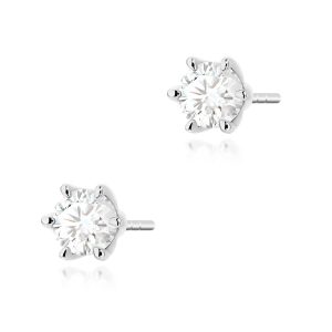 Kolczyki K0575 Diament 2 x 0.50ct białe złoto