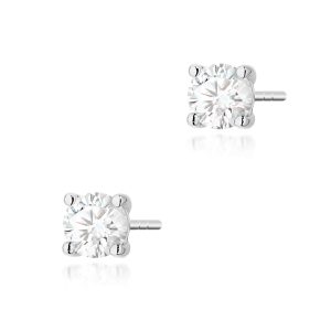Kolczyki K0577 Diament 2 x 0.50ct białe złoto