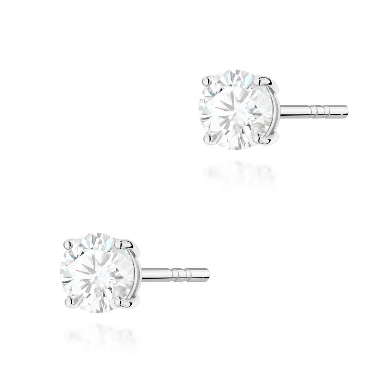 Kolczyki K0583 Diament 2 x 0.50ct białe złoto