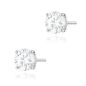 Kolczyki K0583 Diament Laboratoryjny 2 x 2.00ct białe złoto