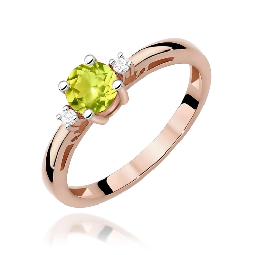 Pierścionek W0010 Oliwin 0,60ct różowe złoto