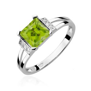 Pierścionek W0103 Oliwin 1,10ct białe złoto