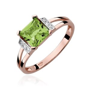 Pierścionek W0103 Oliwin 1,10ct różowe złoto