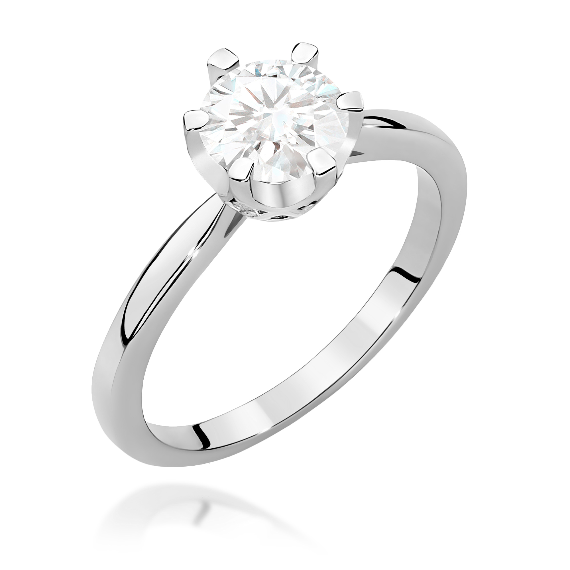 Pierścionek W0539 Diament 1,00ct białe złoto