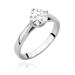 Pierścionek W0543 Diament 1,00ct białe złoto
