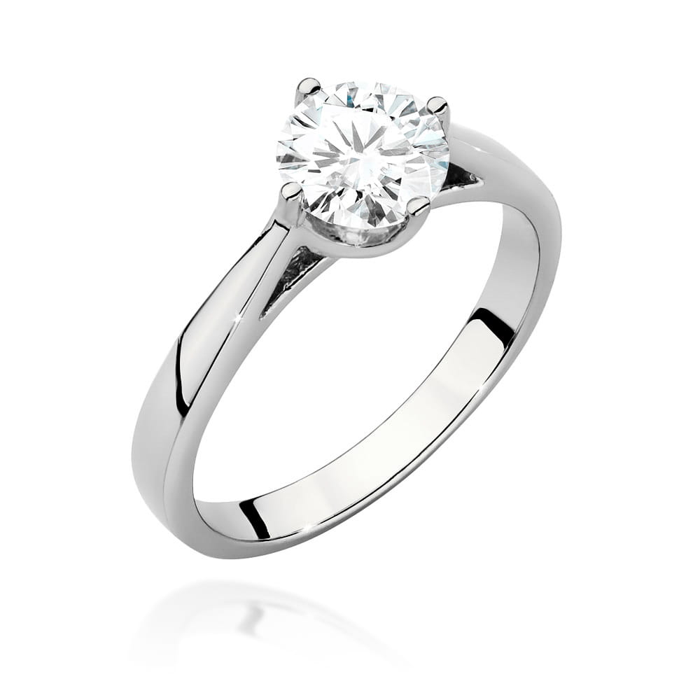 Pierścionek W0543 Diament 1,00ct białe złoto