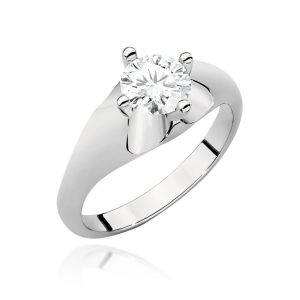 Pierścionek W0545 Diament Laboratoryjny 0,70ct białe złoto