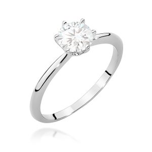 Pierścionek W0553 Diament Laboratoryjny 1,00ct białe złoto