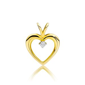 Zawieszka Z0009 Diament 0,04ct żółte złoto
