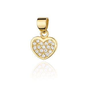 Zawieszka Z0020 z diamentami żółte złoto