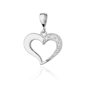Zawieszka Z0023 z diamentami białe złoto