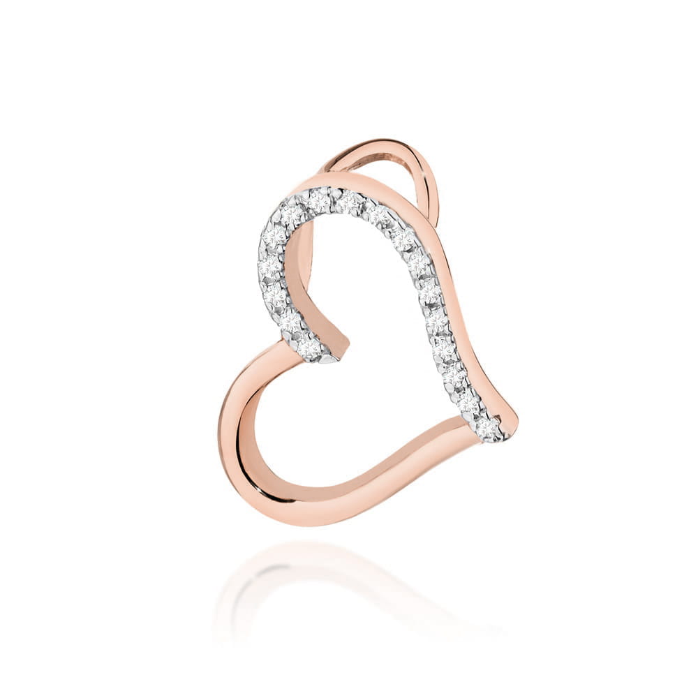 Zawieszka Z0026 Diament różowe złoto
