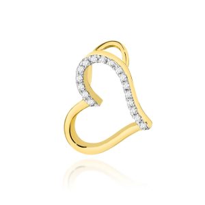 Zawieszka Z0026 Diament żółte złoto