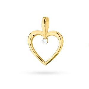 Zawieszka Z0028 Diament 0,005ct żółte złoto