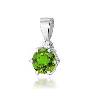 Zawieszka Z0076 Oliwin 0,60ct białe złoto