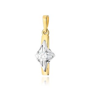 Zawieszka Z0088 Diament 0,20ct żółte złoto