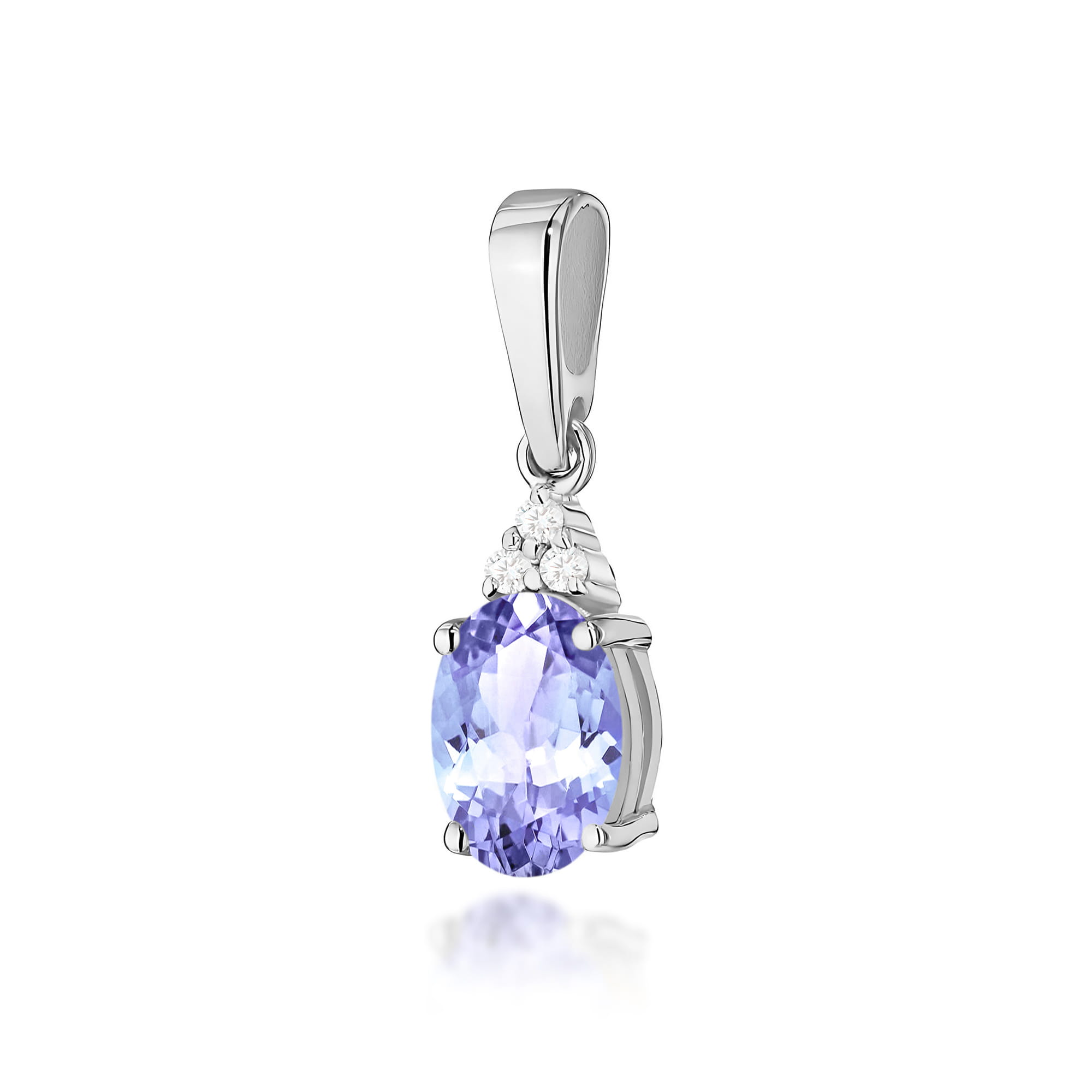 Zawieszka Z0308 Tanzanit 0,70ct białe złoto