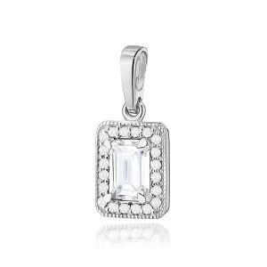 Zawieszka Z0422 Diament Laboratoryjny 0,60ct białe złoto