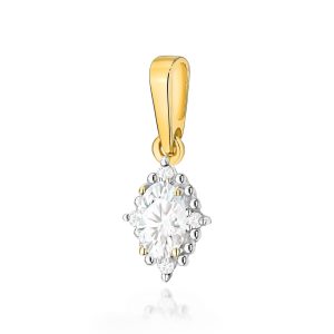 Zawieszka Z0512 Diament Laboratoryjny 0,25ct żółte złoto