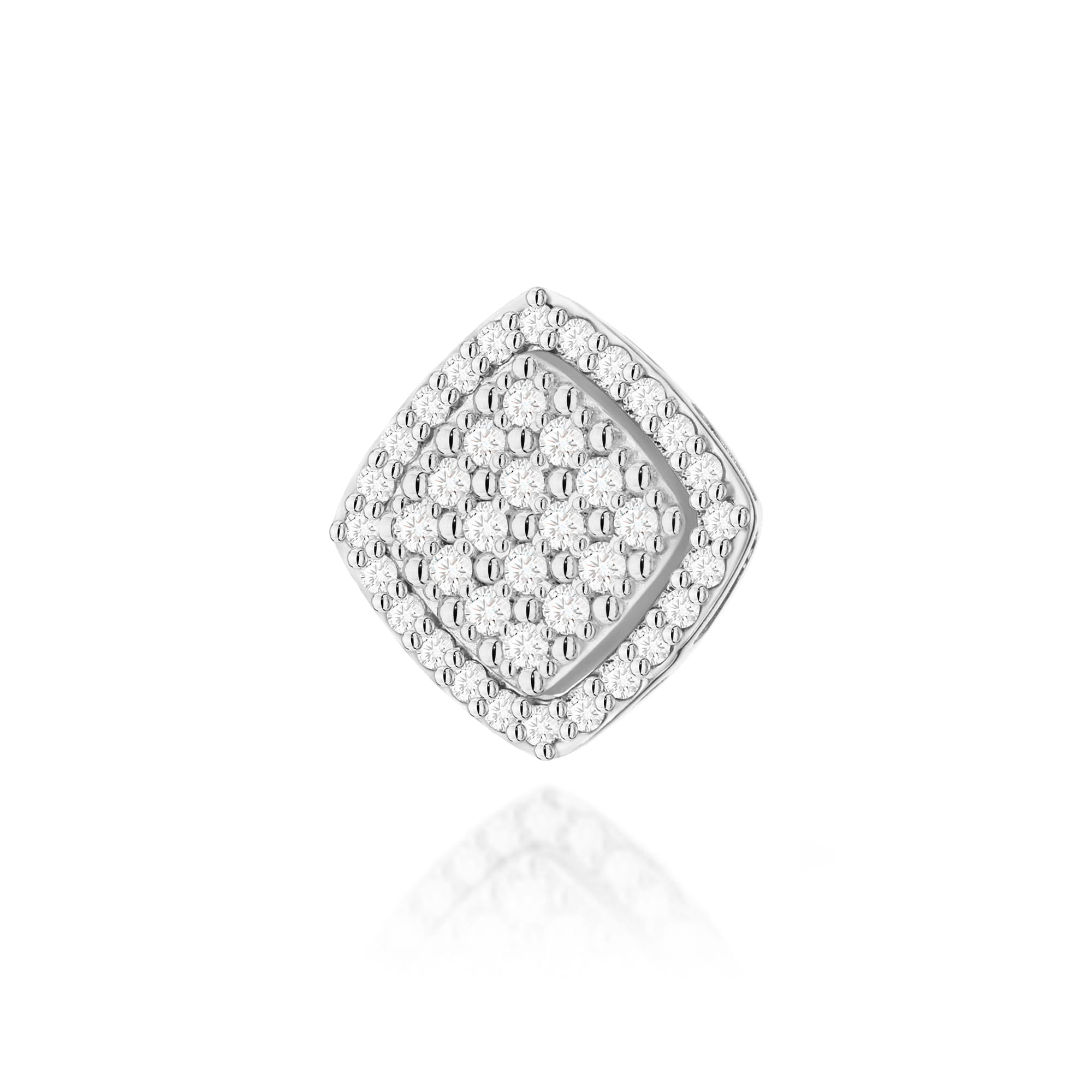 Zawieszka Z0568 z diamentami białe złoto