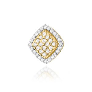 Zawieszka Z0568 z diamentami żółte złoto
