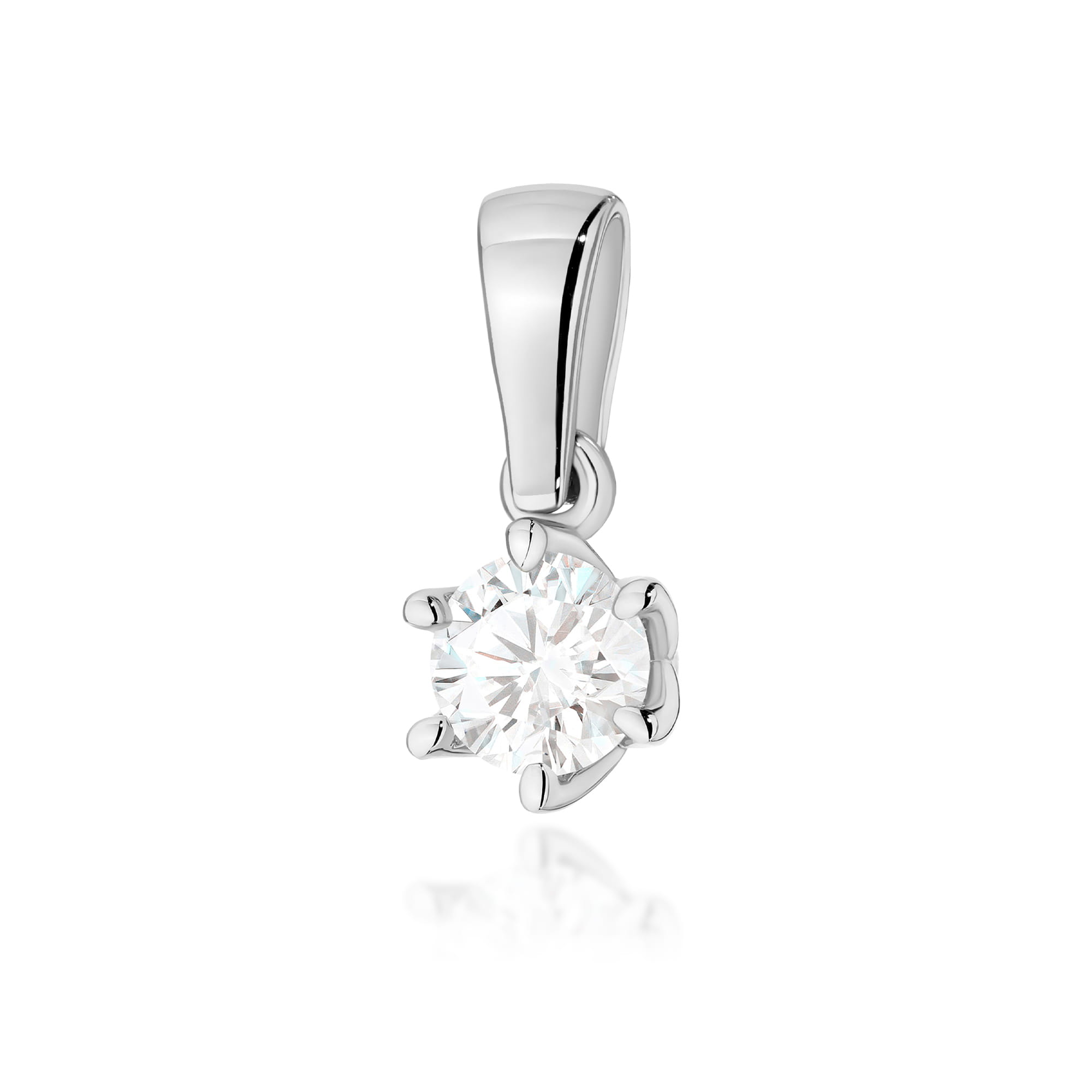 Zawieszka Z0575 Diament 0,40ct białe złoto