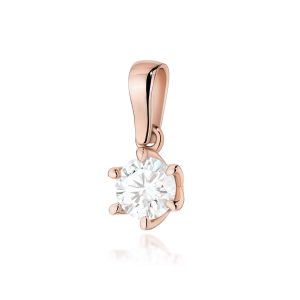 Zawieszka Z0575 Diament 0,70ct różowe złoto