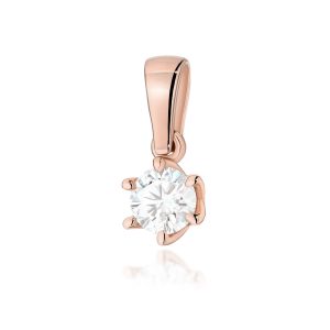 Zawieszka Z0575 Diament Laboratoryjny 0,40ct różowe złoto