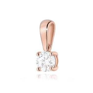 Zawieszka Z0576 Diament 0,30ct różowe złoto