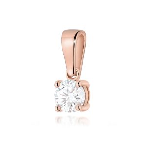 Zawieszka Z0576 Diament Laboratoryjny 0,40ct różowe złoto
