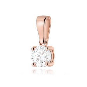 Zawieszka Z0576 Diament Laboratoryjny 0,50ct różowe złoto