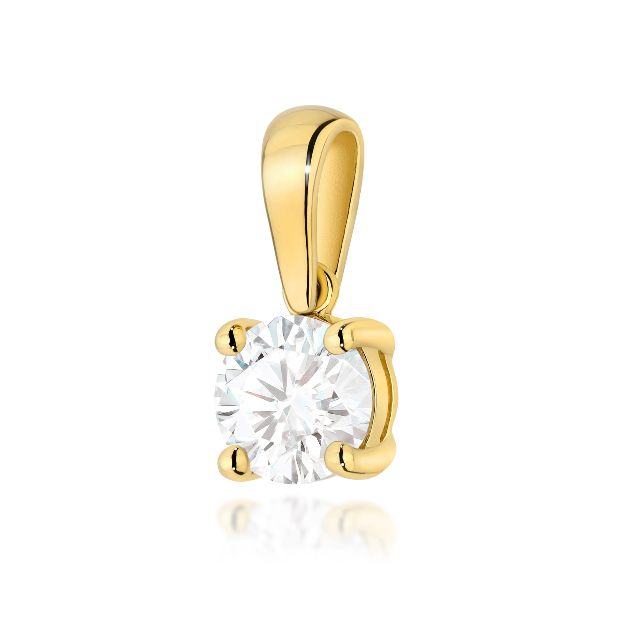 Zawieszka Z0576 Diament 1,00ct żółte złoto